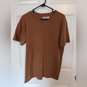 Freenote: Brown Crew Neck T-Shirt